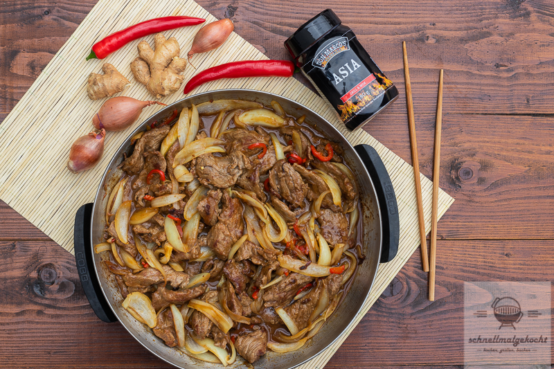 Rindfleisch Mit Zwiebeln – Schnellmalgekocht